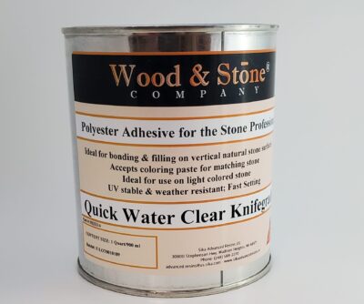 wood and stone quick water clear Knife Grade