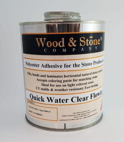 wood and stone quick water clear flowing